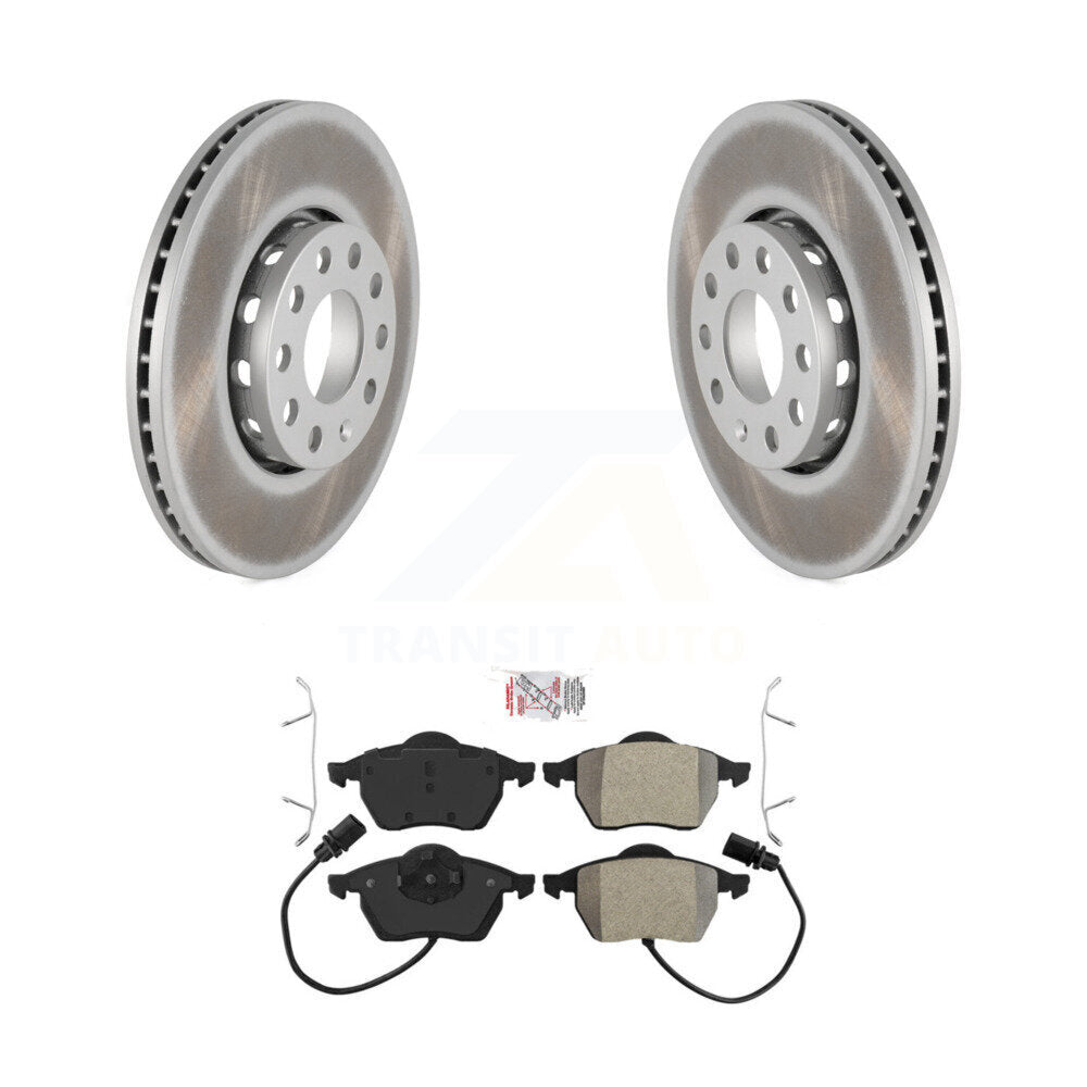 Coated Disc Rotors and Semi-Metallic Brake Pads Kit-KGA-100499 - Kit.bestparts.ca