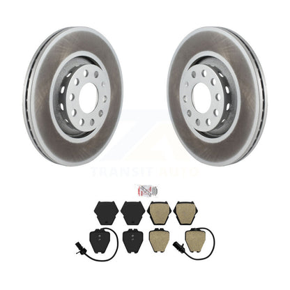 Coated Disc Rotors and Semi-Metallic Brake Pads Kit-KGA-100502 - Kit.bestparts.ca