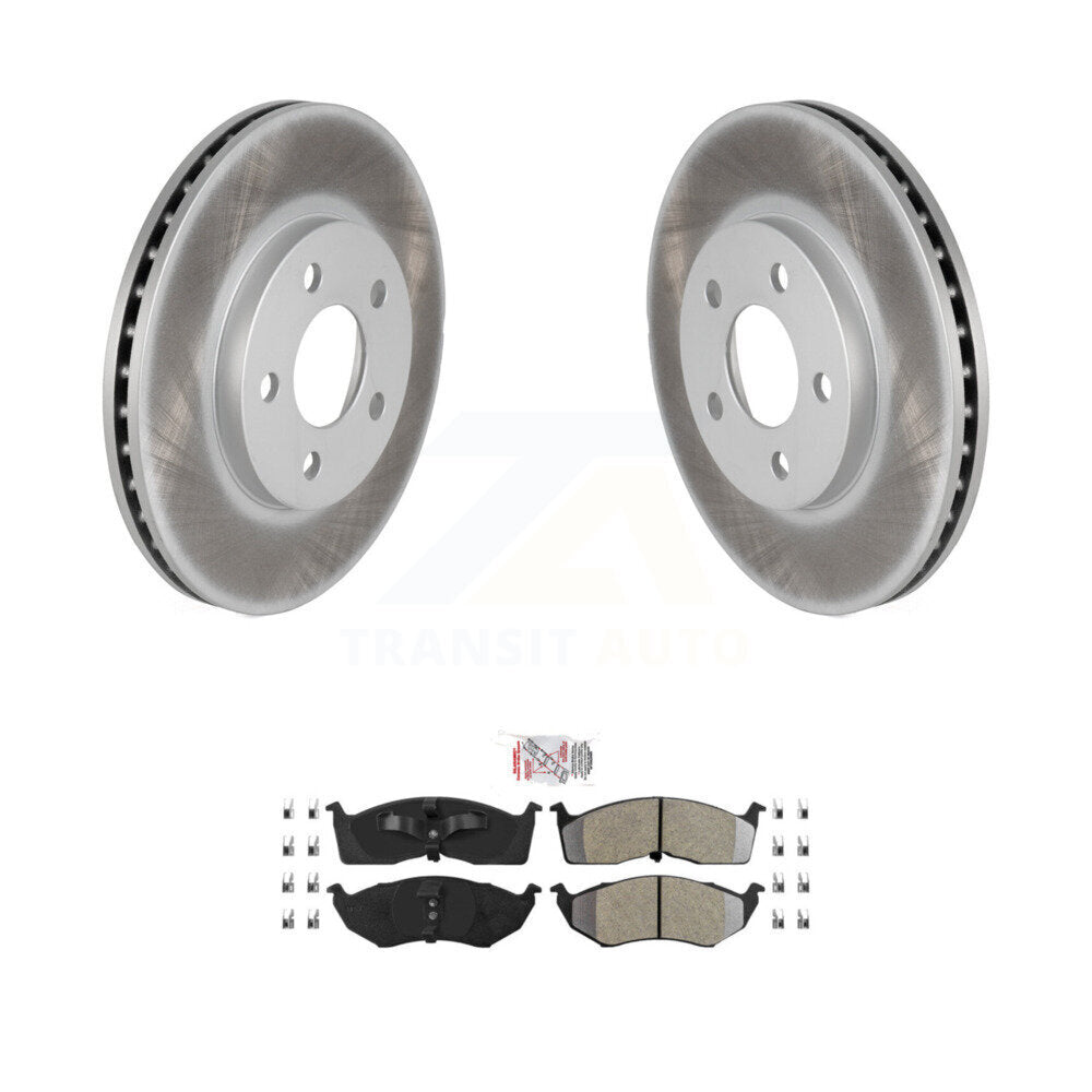 Coated Disc Rotors and Semi-Metallic Brake Pads Kit-KGA-100510 - Kit.bestparts.ca