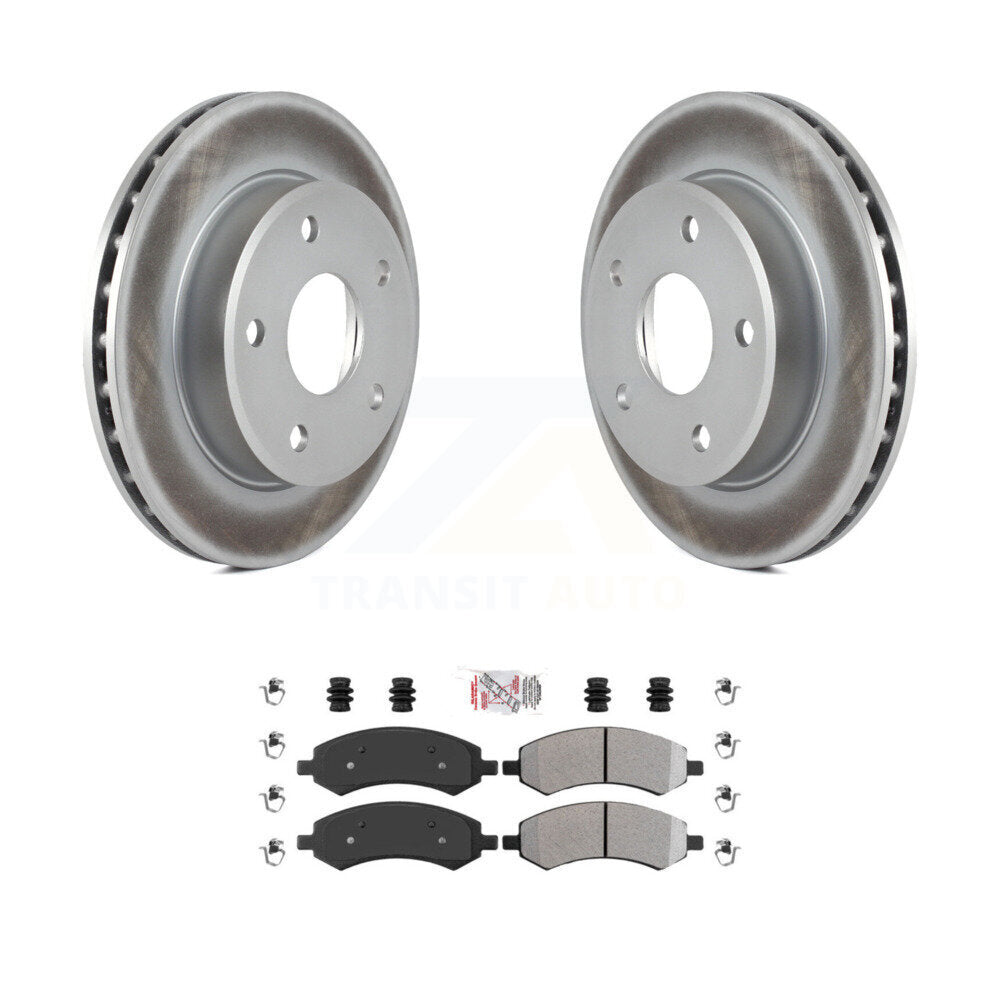 Coated Disc Rotors and Semi-Metallic Brake Pads Kit-KGA-100512 - Kit.bestparts.ca