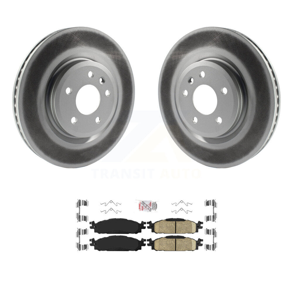 Coated Disc Rotors and Ceramic Brake Pads Kit-KGA-100518 - Kit.bestparts.ca