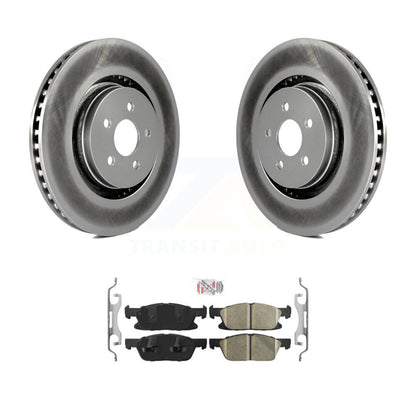 Coated Disc Rotors and Ceramic Brake Pads Kit-KGA-100538 - Kit.bestparts.ca