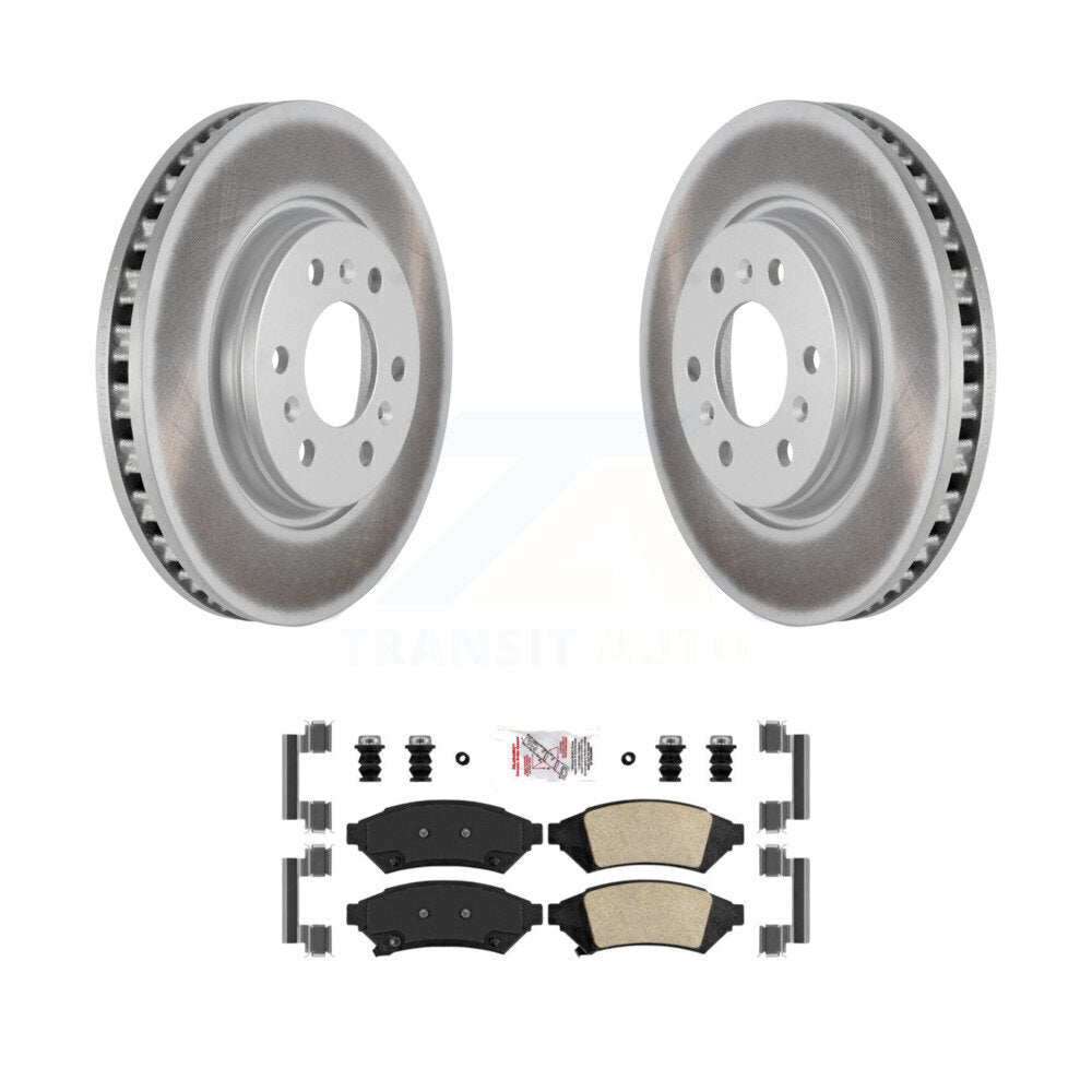 Coated Disc Rotors and Ceramic Brake Pads Kit-KGA-100545 - Kit.bestparts.ca