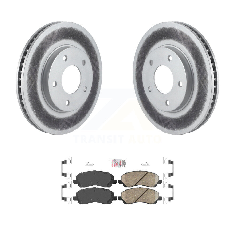 Coated Disc Rotors and Ceramic Brake Pads Kit-KGA-100555 - Kit.bestparts.ca