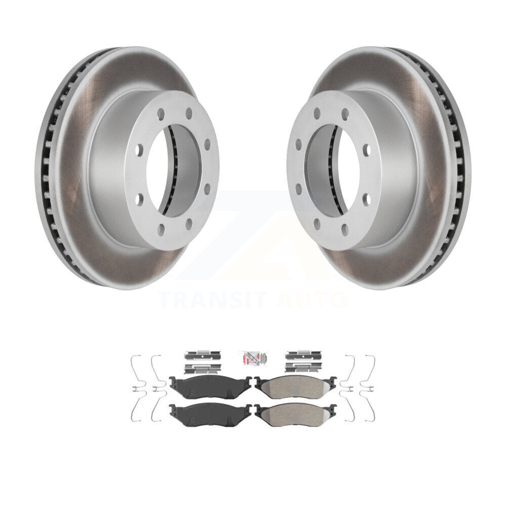 Coated Disc Rotors and Semi-Metallic Brake Pads Kit-KGA-100561 - Kit.bestparts.ca