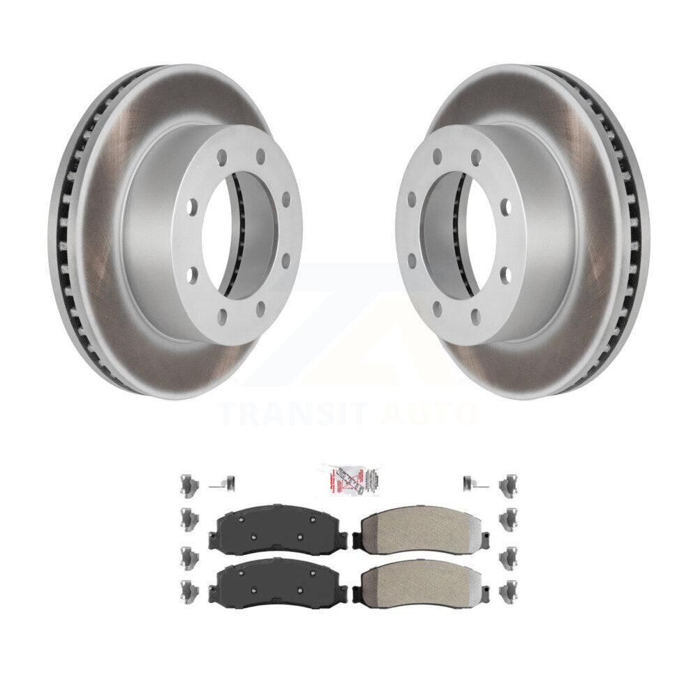 coated disc rotors and semi metallic brake pads-kga-100566 - Kit.bestparts.ca