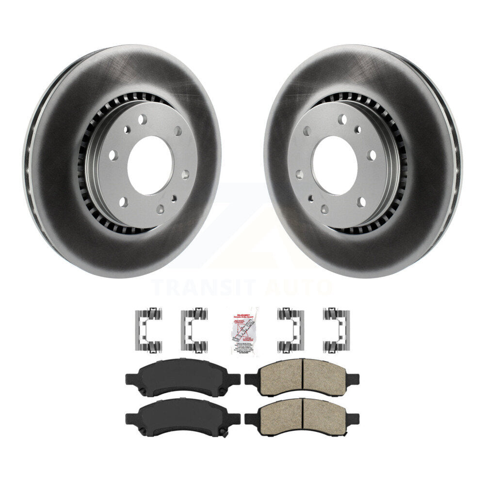 coated disc rotors and ceramic brake pads-kga-100569 - Kit.bestparts.ca