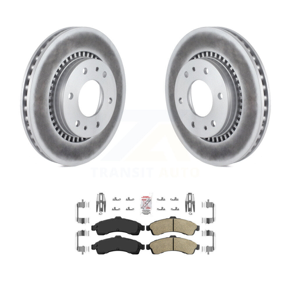 Coated Disc Rotors and Ceramic Brake Pads Kit-KGA-100574