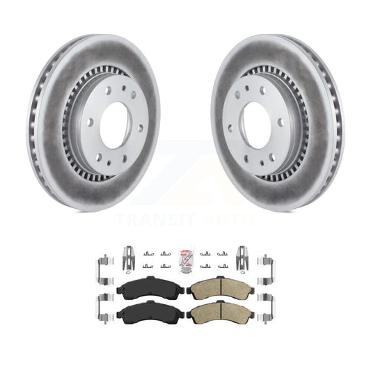 Coated Disc Rotors and Ceramic Brake Pads Kit-KGA-100574