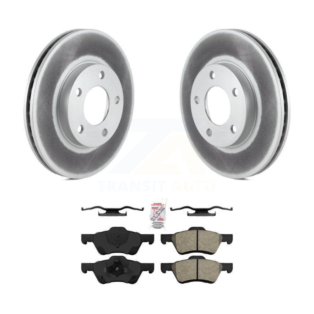 coated disc rotors and semi metallic brake pads-kga-100578 - Kit.bestparts.ca