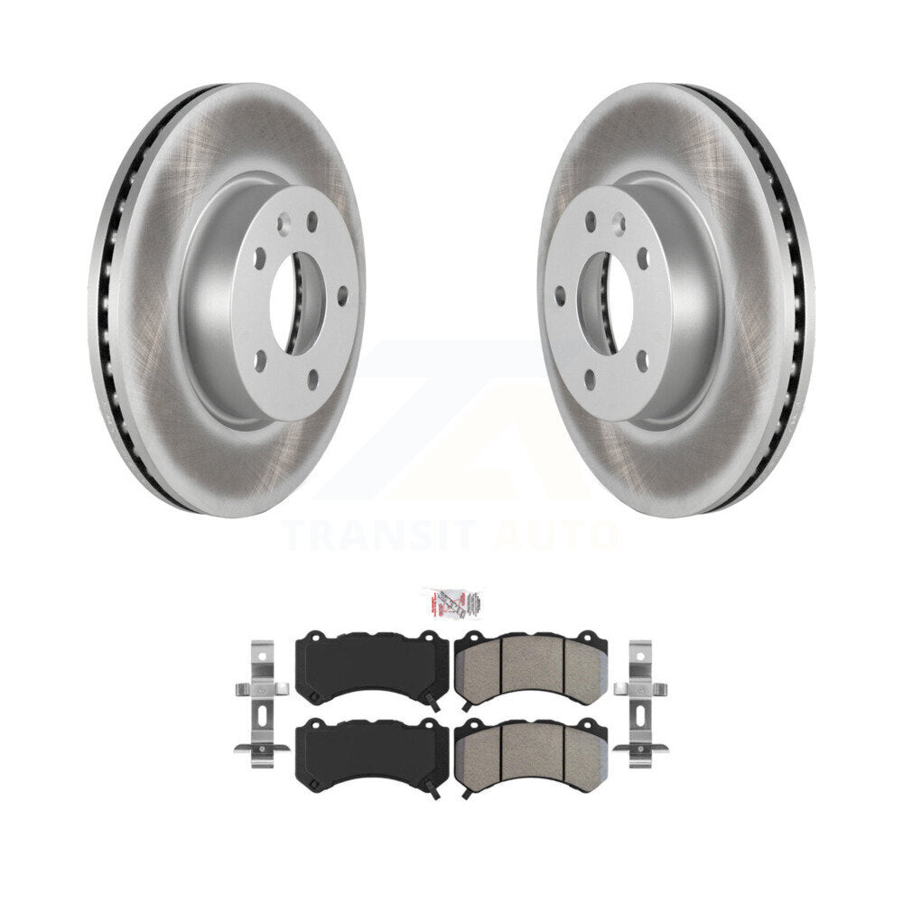 Coated Disc Rotors and Semi-Metallic Brake Pads Kit-KGA-100579 - Kit.bestparts.ca