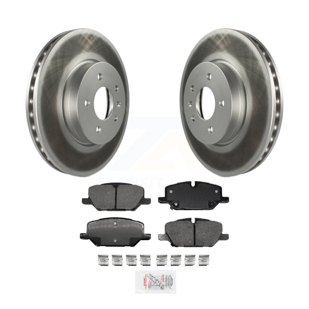 Coated Disc Rotors and Ceramic Brake Pads Kit-KGA-100586 - Kit.bestparts.ca