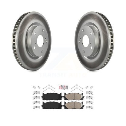Coated Disc Rotors and Ceramic Brake Pads Kit-KGA-100607 - Kit.bestparts.ca