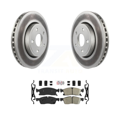 Coated Disc Rotors and Ceramic Brake Pads Kit-KGA-100619
