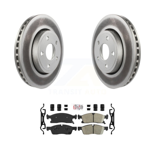 Coated Disc Rotors and Ceramic Brake Pads Kit-KGA-100619