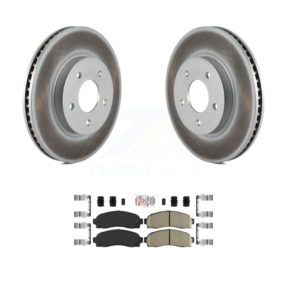 Coated Disc Rotors and Ceramic Brake Pads Kit-KGA-100641 - Kit.bestparts.ca