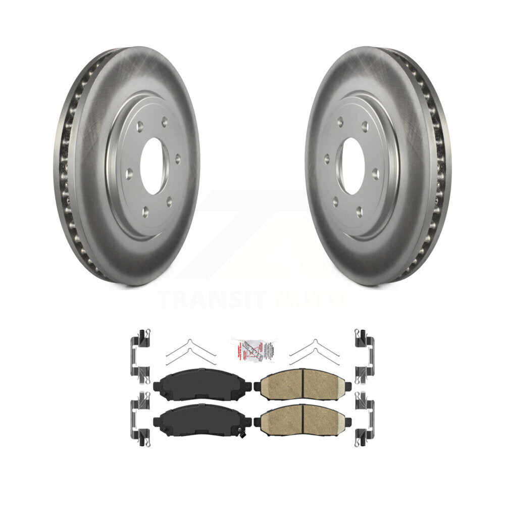 Coated Disc Rotors and Ceramic Brake Pads Kit-KGA-100644 - Kit.bestparts.ca