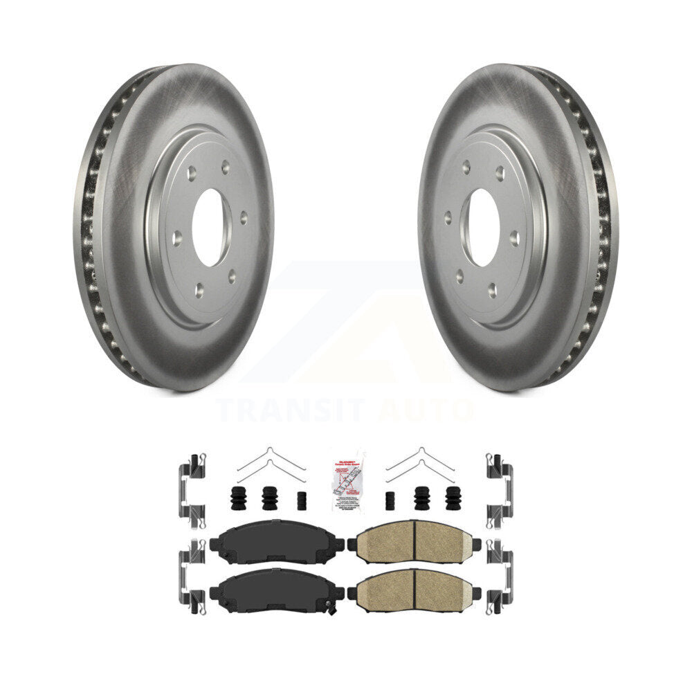 Coated Disc Rotors and Ceramic Brake Pads Kit-KGA-100645 - Kit.bestparts.ca