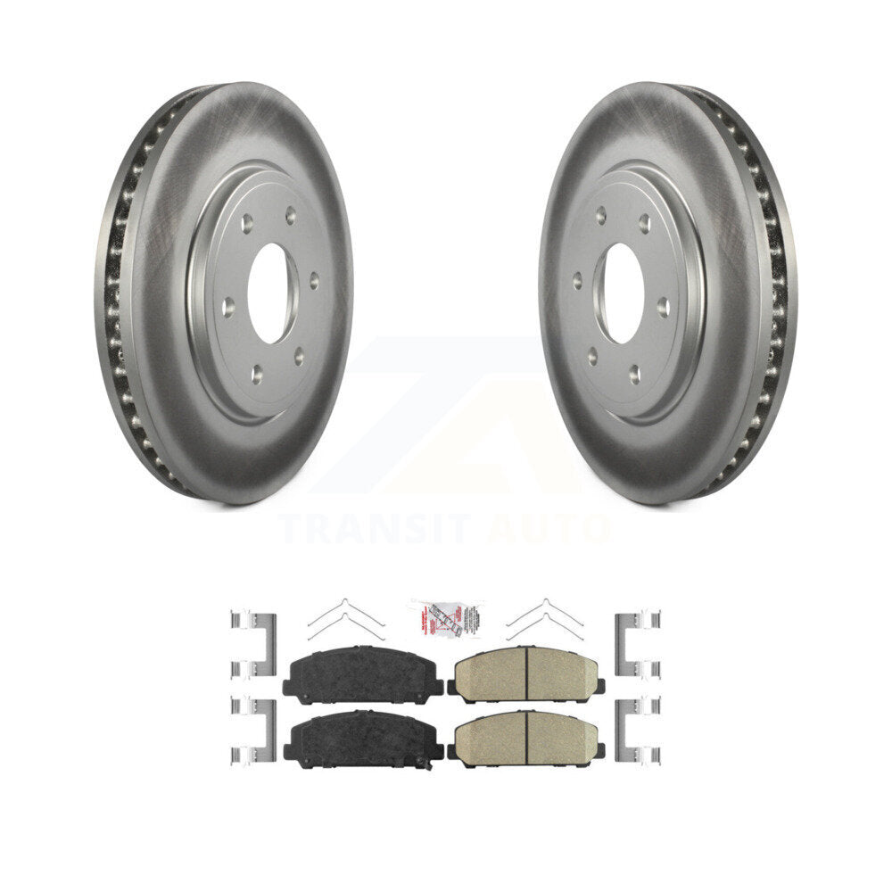 Coated Disc Rotors and Ceramic Brake Pads Kit-KGA-100646 - Kit.bestparts.ca