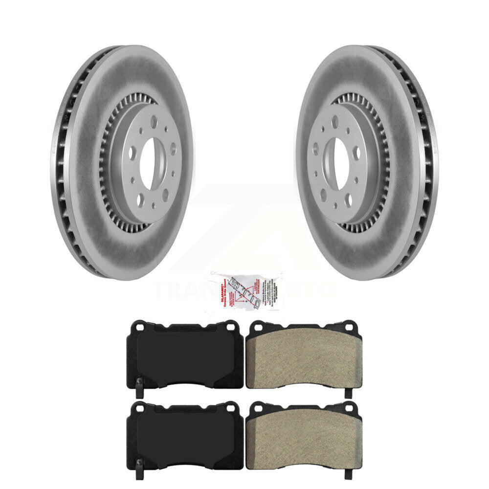 Coated Disc Rotors and Semi-Metallic Brake Pads Kit-KGA-100663 - Kit.bestparts.ca