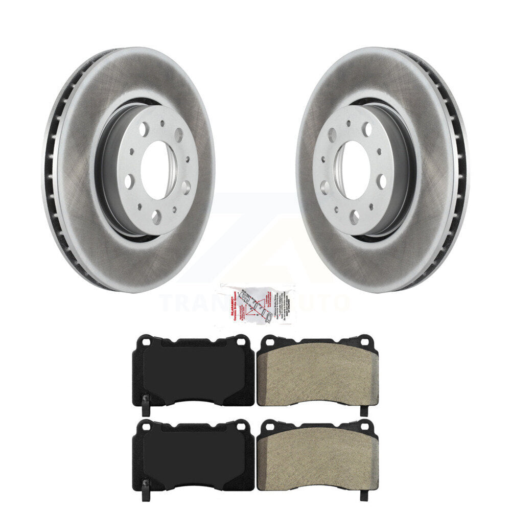 Coated Disc Rotors and Semi-Metallic Brake Pads Kit-KGA-100664 - Kit.bestparts.ca