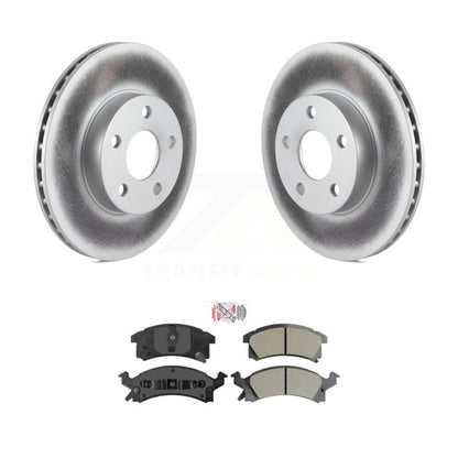 coated disc rotors and semi metallic brake pads-kga-100671 - Kit.bestparts.ca