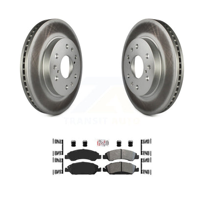 Coated Disc Rotors and Semi-Metallic Brake Pads Kit-KGA-100689 - Kit.bestparts.ca