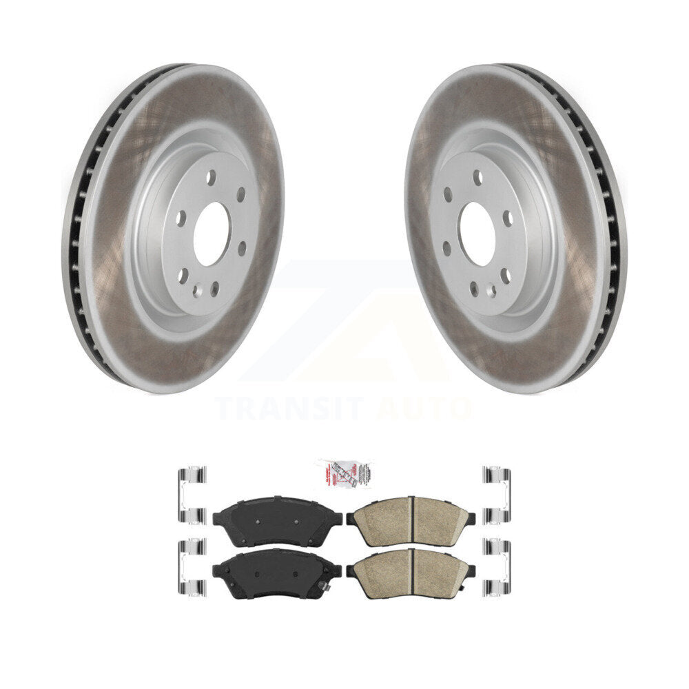 Coated Disc Rotors and Ceramic Brake Pads Kit-KGA-100714 - Kit.bestparts.ca
