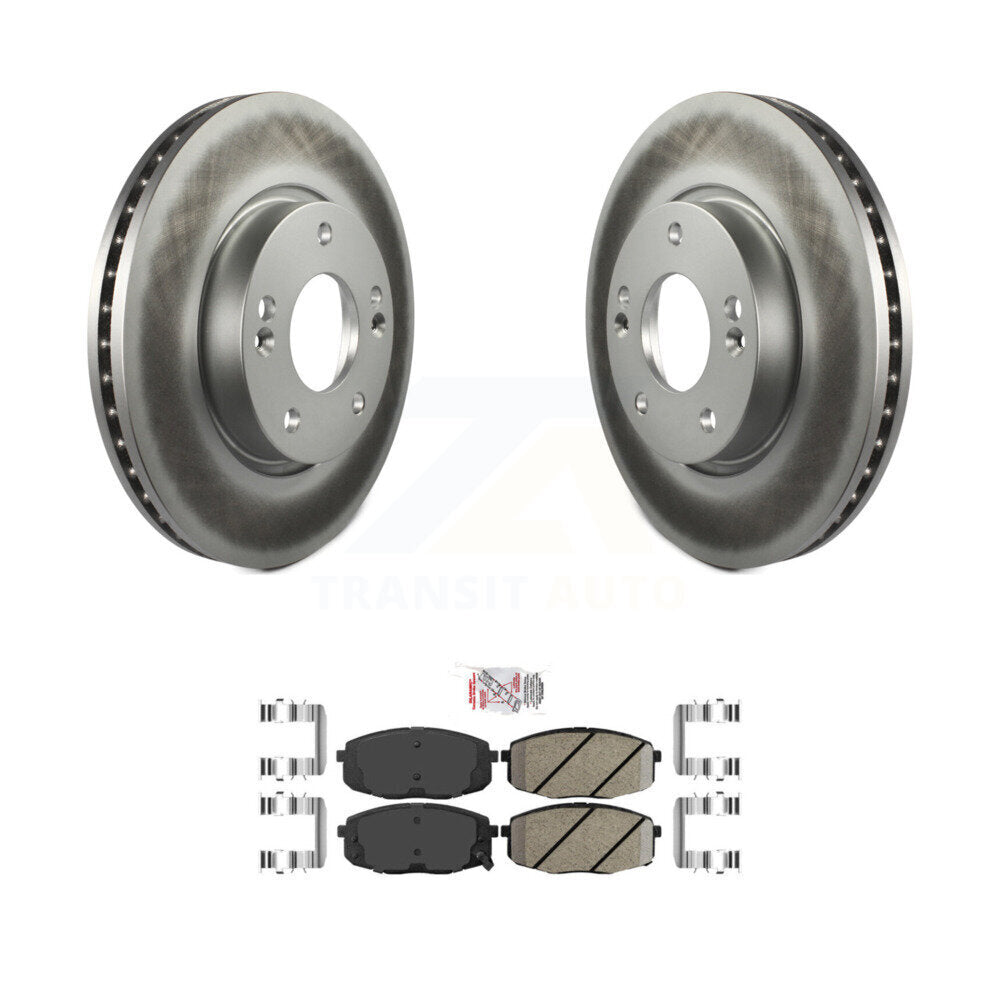 Coated Disc Rotors and Ceramic Brake Pads Kit-KGA-100733 - Kit.bestparts.ca