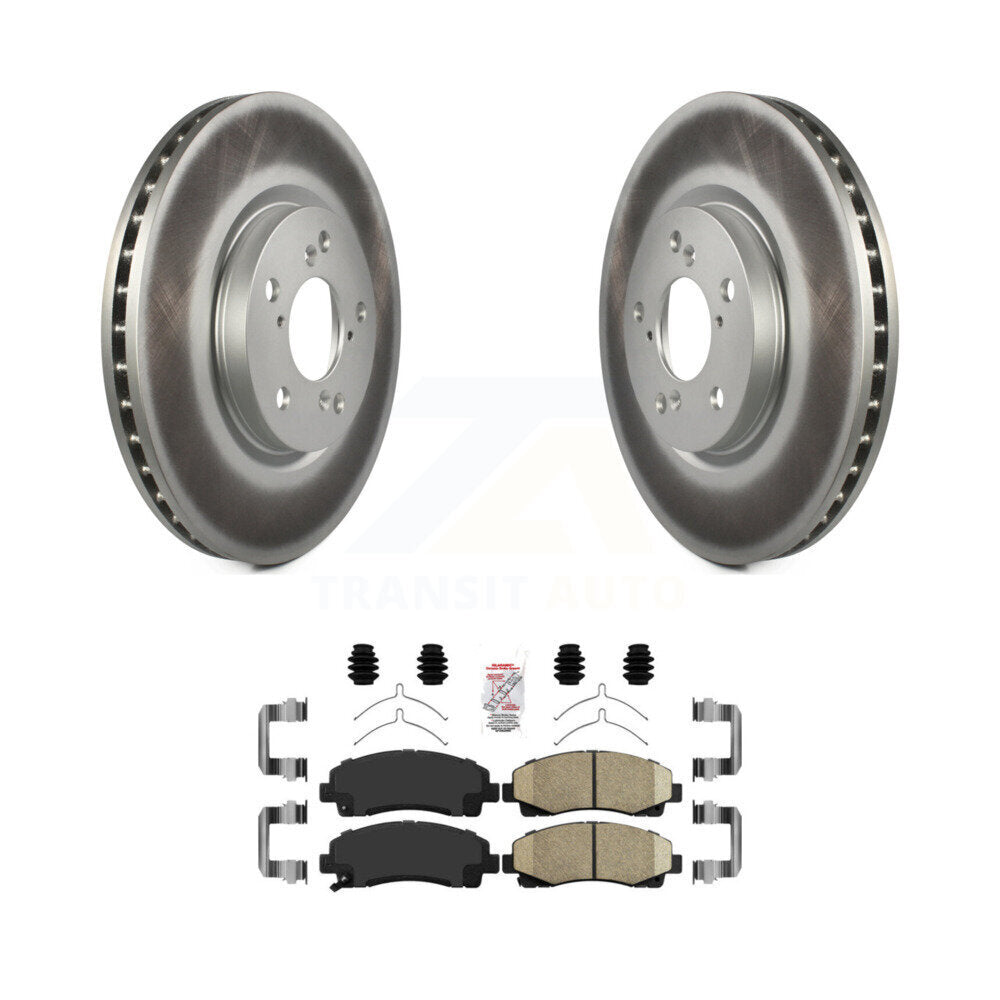 Coated Disc Rotors and Ceramic Brake Pads Kit-KGA-100742 - Kit.bestparts.ca