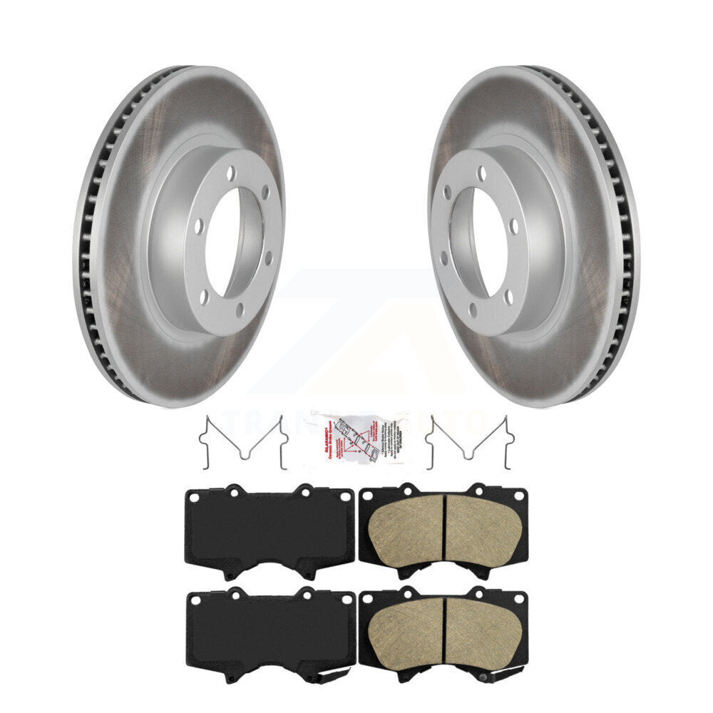 Coated Disc Rotors and Ceramic Brake Pads Kit-KGA-100744 - Kit.bestparts.ca