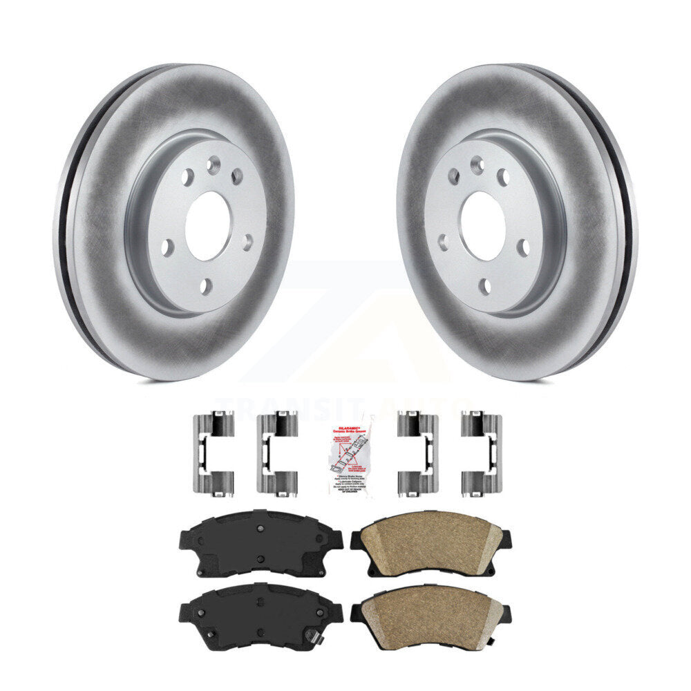 Coated Disc Rotors and Ceramic Brake Pads Kit-KGA-100754 - Kit.bestparts.ca
