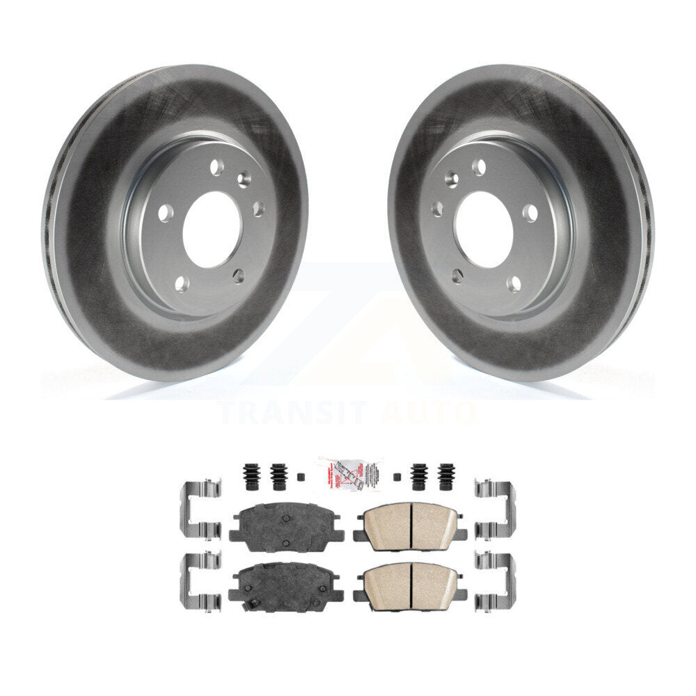Coated Disc Rotors and Ceramic Brake Pads Kit-KGA-100756 - Kit.bestparts.ca
