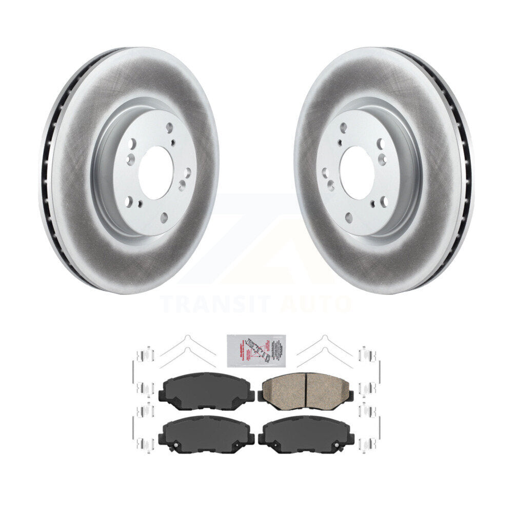 Coated Disc Rotors and Ceramic Brake Pads Kit-KGA-100768 - Kit.bestparts.ca