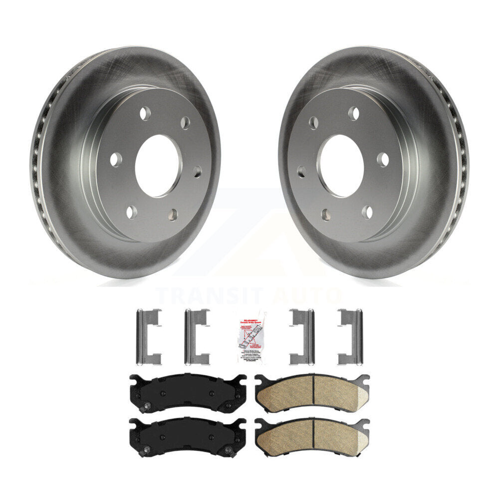 Coated Disc Rotors and Ceramic Brake Pads Kit-KGA-100786 - Kit.bestparts.ca