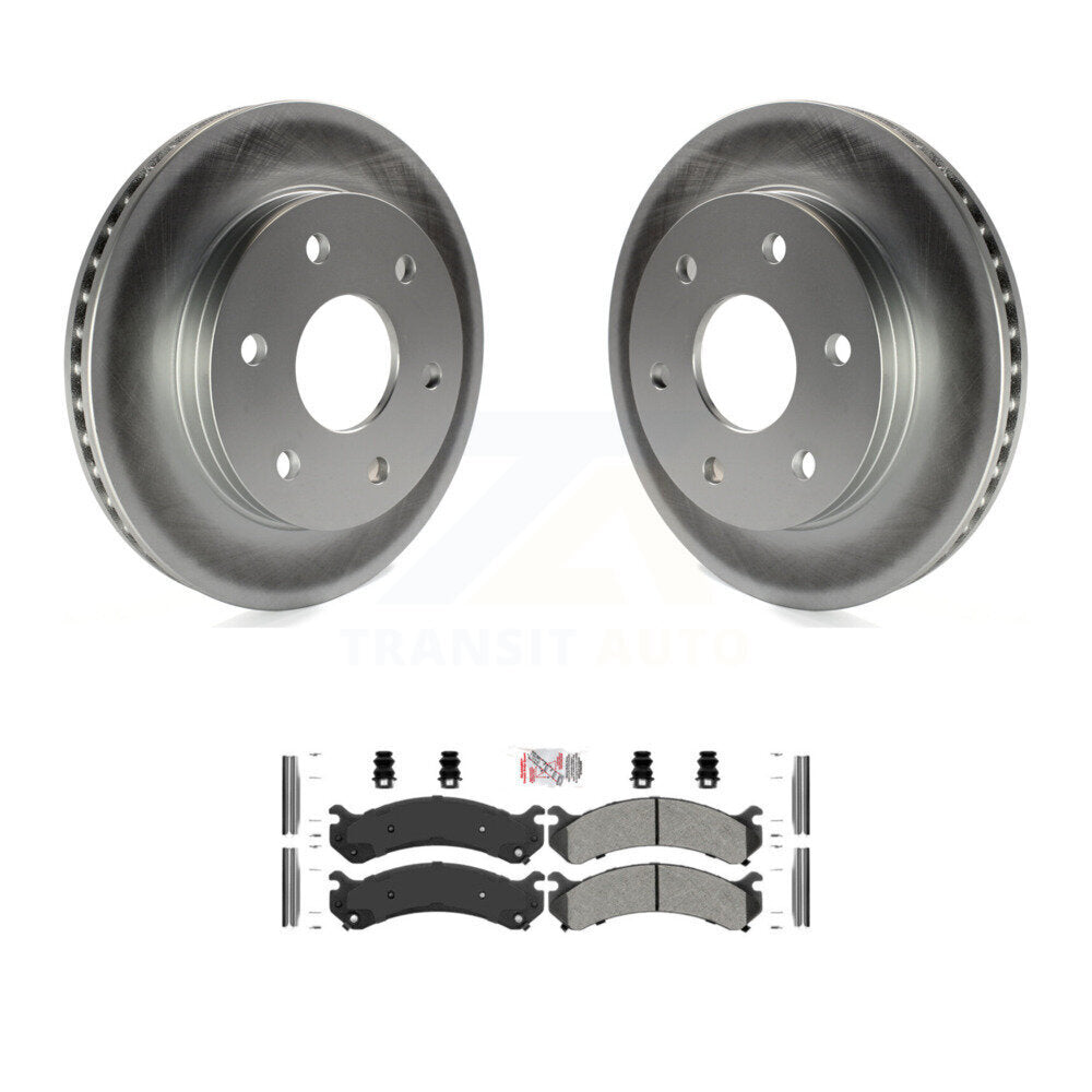 Coated Disc Rotors and Semi-Metallic Brake Pads Kit-KGA-100788 - Kit.bestparts.ca