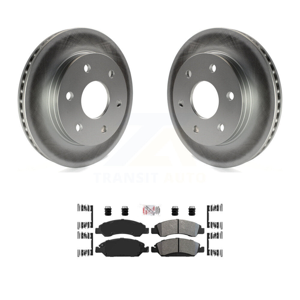 Coated Disc Rotors and Semi-Metallic Brake Pads Kit-KGA-100796 - Kit.bestparts.ca