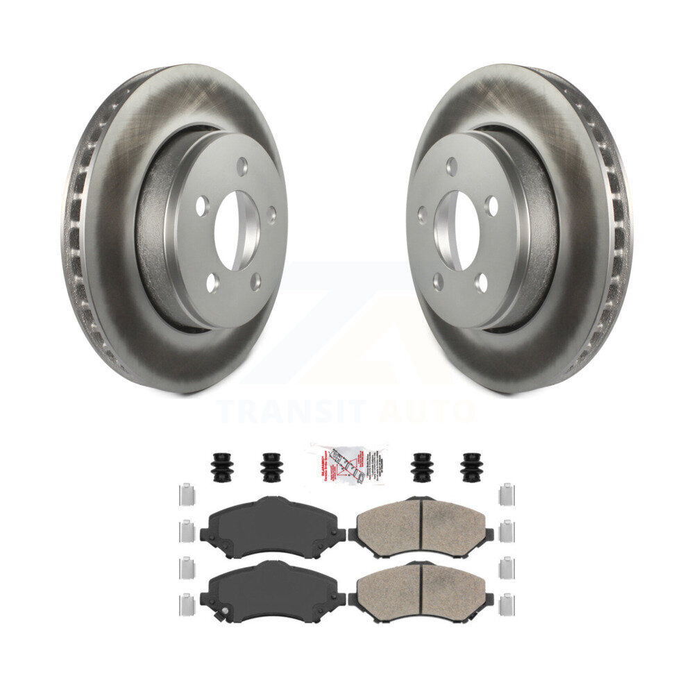 Coated Disc Rotors and Ceramic Brake Pads Kit-KGA-100802 - Kit.bestparts.ca