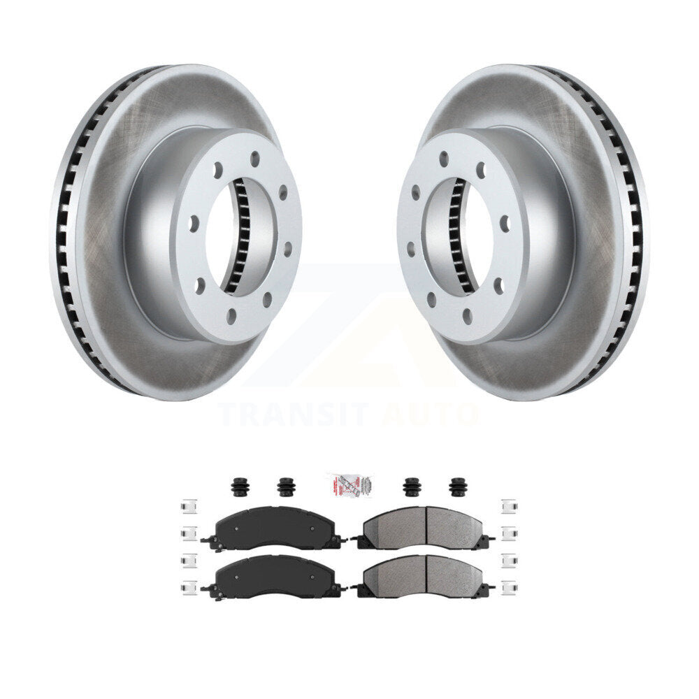 Coated Disc Rotors and Semi-Metallic Brake Pads Kit-KGA-100822 - Kit.bestparts.ca