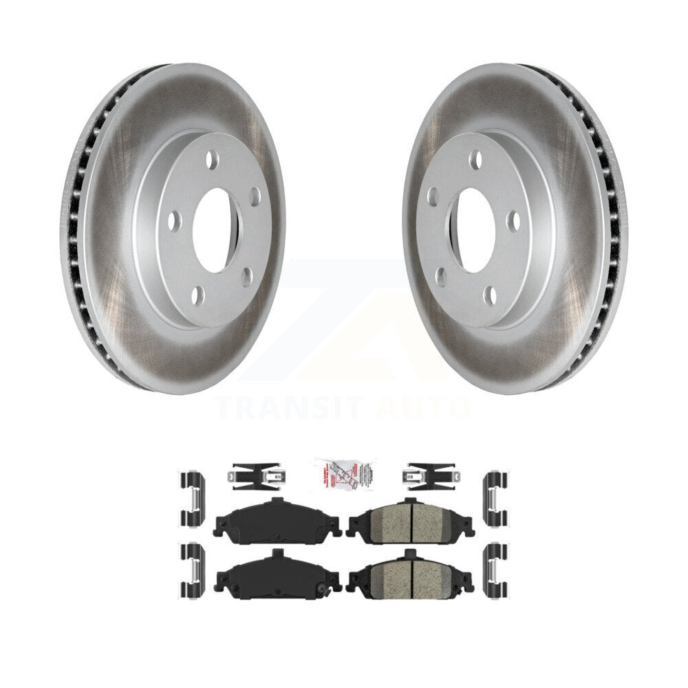 Coated Disc Rotors and Ceramic Brake Pads Kit-KGA-100842 - Kit.bestparts.ca