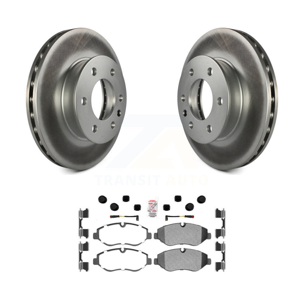 Coated Disc Rotors and Semi-Metallic Brake Pads Kit-KGA-100877 - Kit.bestparts.ca