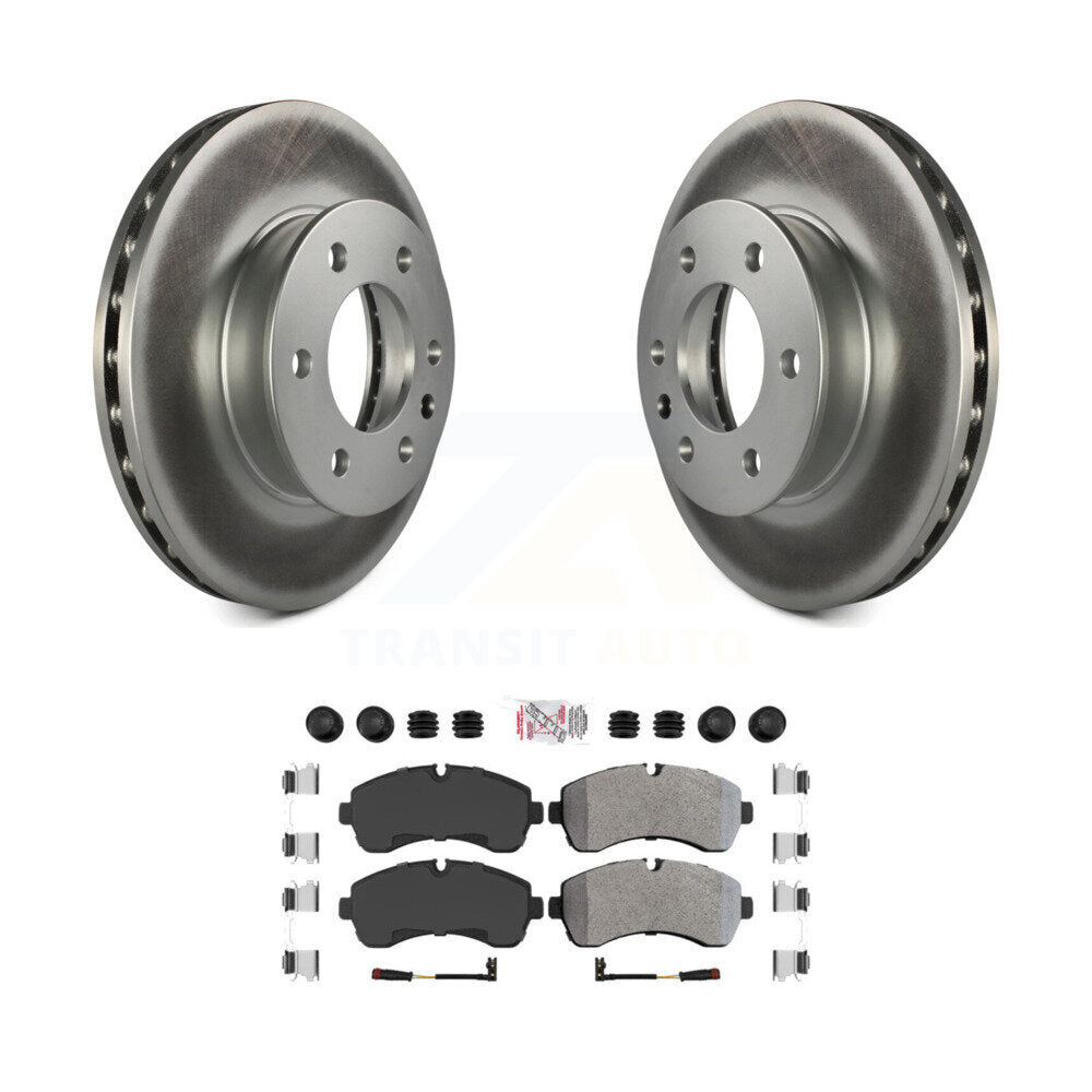 Coated Disc Rotors and Semi-Metallic Brake Pads Kit-KGA-100878 - Kit.bestparts.ca
