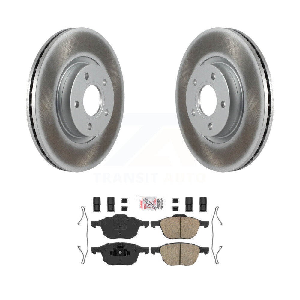 Coated Disc Rotors and Ceramic Brake Pads Kit-KGA-100891 - Kit.bestparts.ca