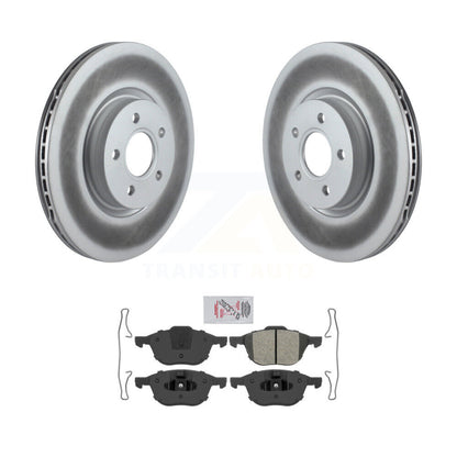 Coated Disc Rotors and Semi-Metallic Brake Pads Kit-KGA-100916 - Kit.bestparts.ca