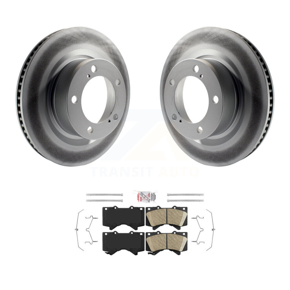 Coated Disc Rotors and Ceramic Brake Pads Kit-KGA-100923 - Kit.bestparts.ca