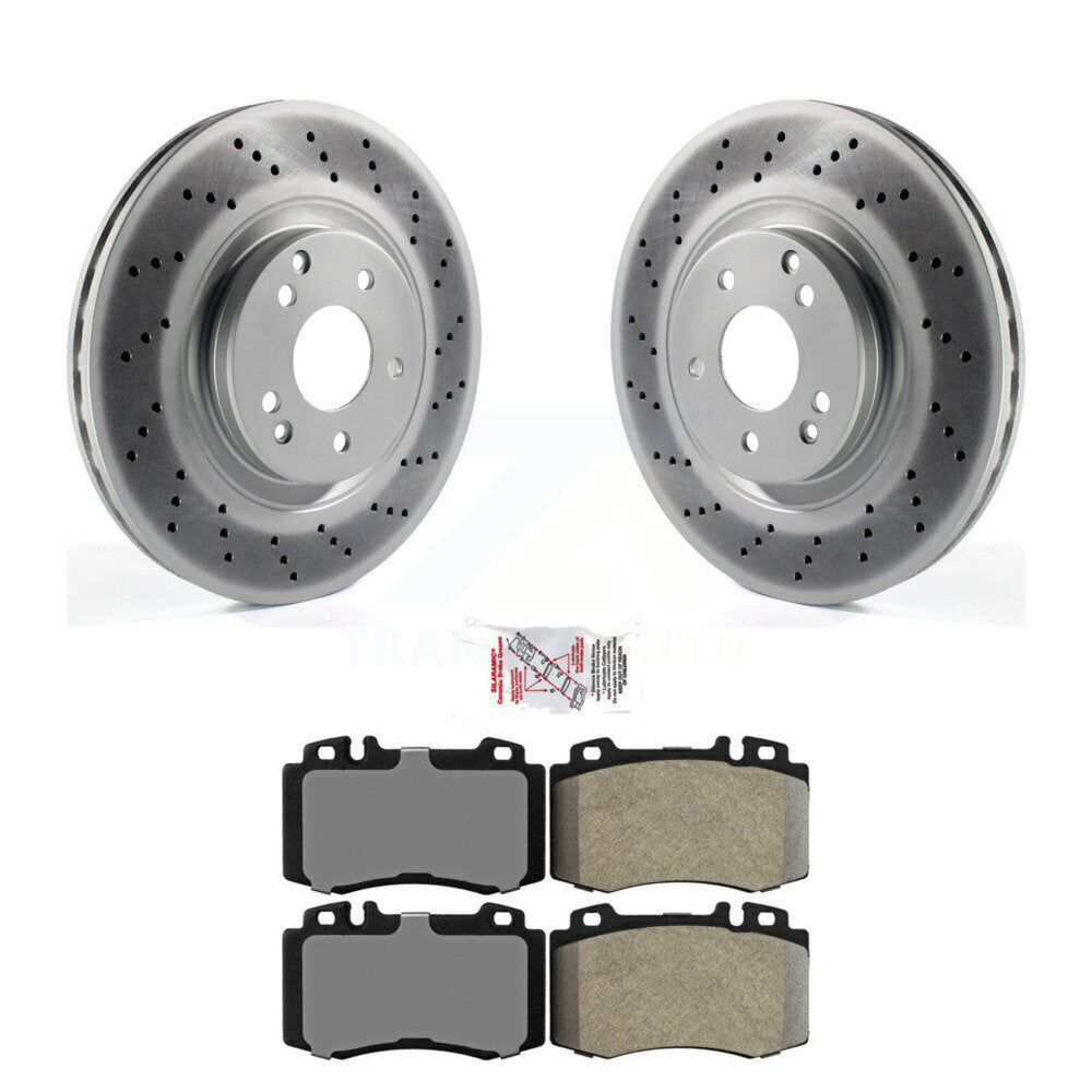 Coated Disc Rotors and Semi-Metallic Brake Pads Kit-KGA-100954 - Kit.bestparts.ca