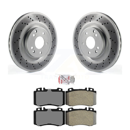 Coated Disc Rotors and Semi-Metallic Brake Pads Kit-KGA-100954 - Kit.bestparts.ca