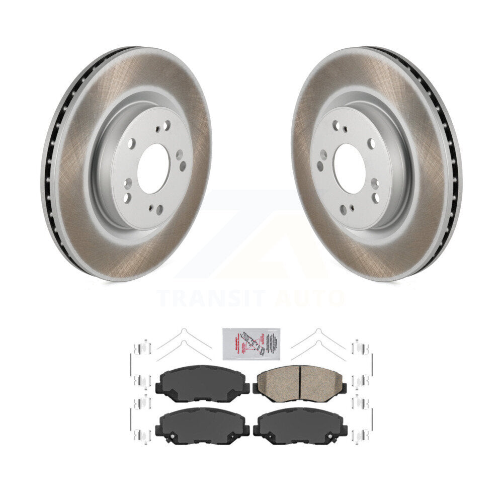 Coated Disc Rotors and Ceramic Brake Pads Kit-KGA-100967 - Kit.bestparts.ca
