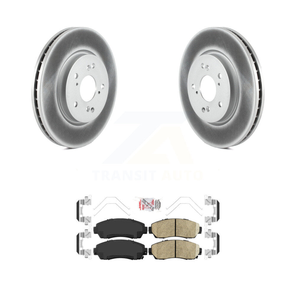 Coated Disc Rotors and Ceramic Brake Pads Kit-KGA-100970 - Kit.bestparts.ca