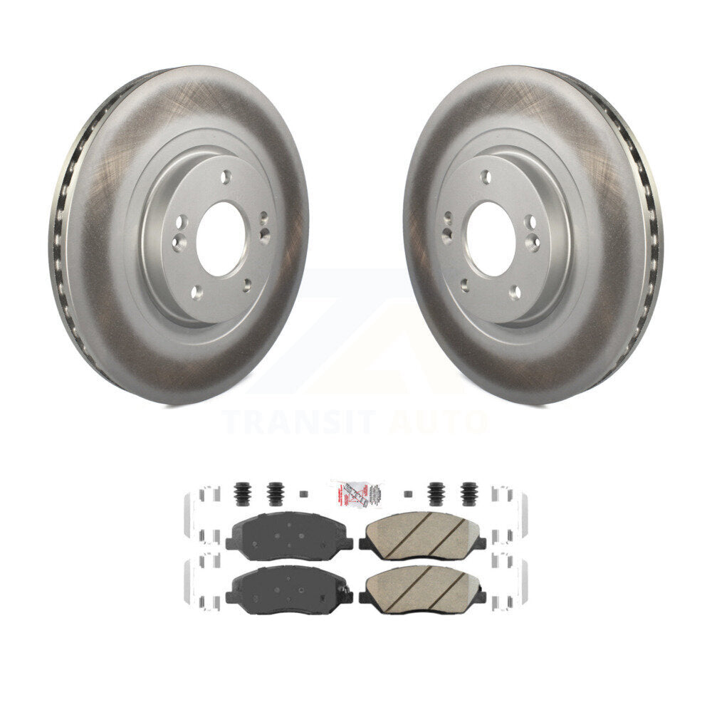 Coated Disc Rotors and Ceramic Brake Pads Kit-KGA-100975 - Kit.bestparts.ca